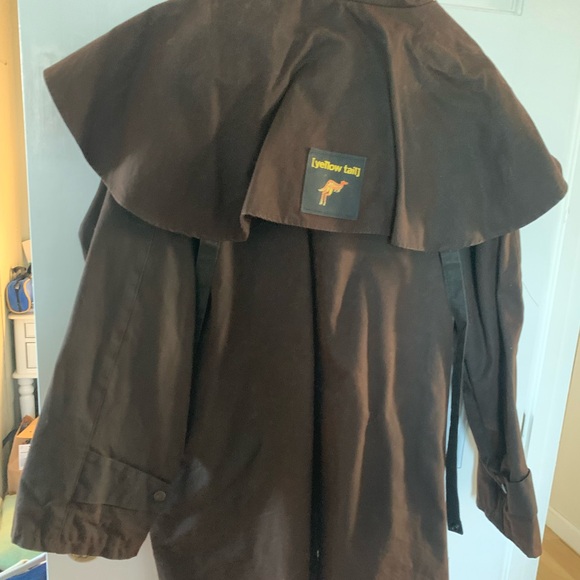 Yellow Tail Barbour Brown Jacket - Picture 2 of 4